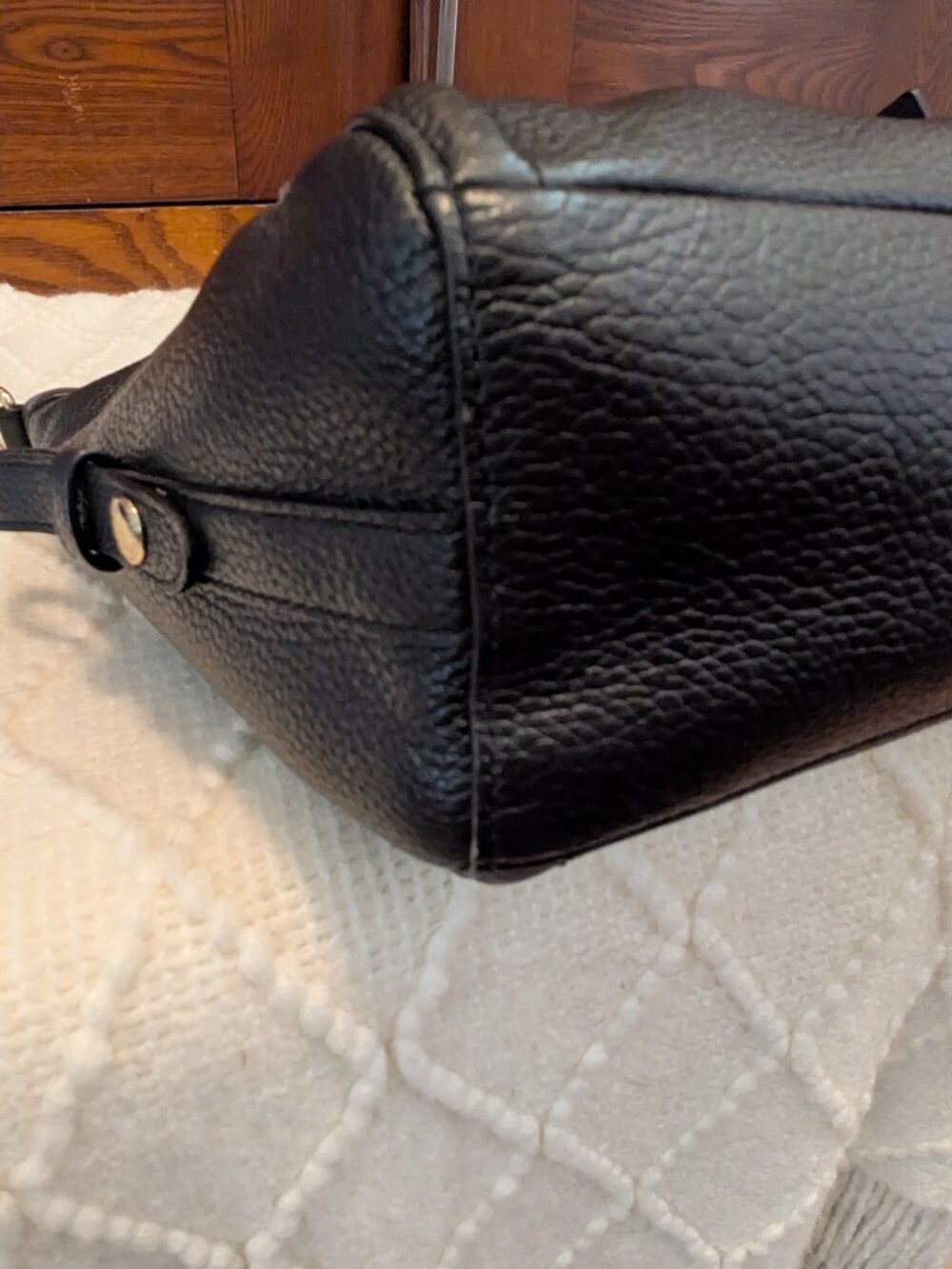 Coach Prairie Chain Satchel EUC Black Pebble Quiet Luxury Old Money Convertible - Picture 9 of 16